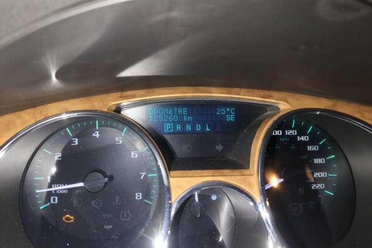 Used Buick Enclave 2009 3.6L CXL2 Flagship Edition Odometer Close Up