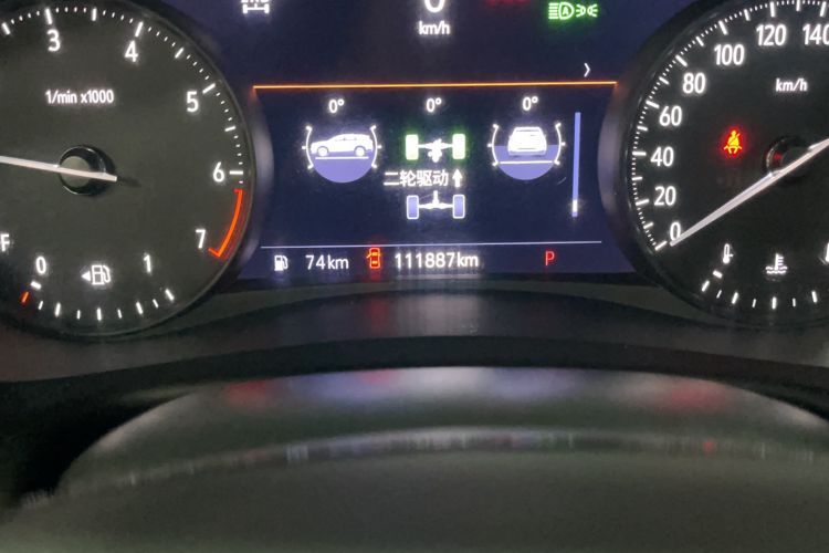 Used Buick Enclave 2020 28T Four-Wheel Drive Luxury Flagship Edition Odometer Close Up