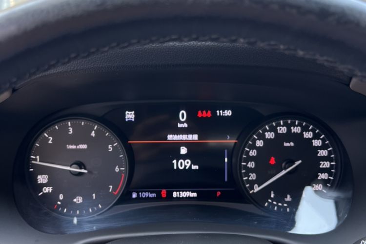 Used Buick Enclave 2020 28T Four-Wheel Drive Luxury Flagship Edition Odometer Close Up