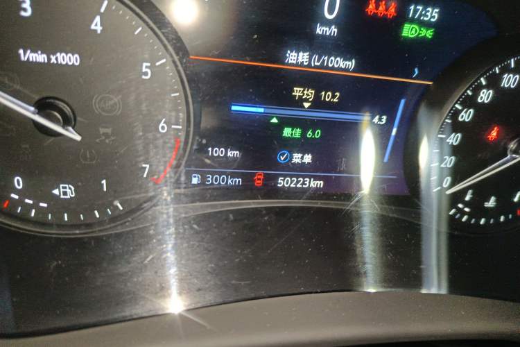 Used Buick Enclave 2020 28T Four-Wheel Drive Flagship Version Odometer Close Up