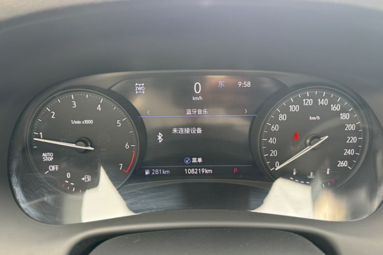 Used Buick Enclave 2020 28T Four-Wheel Drive Flagship Version Odometer Close Up
