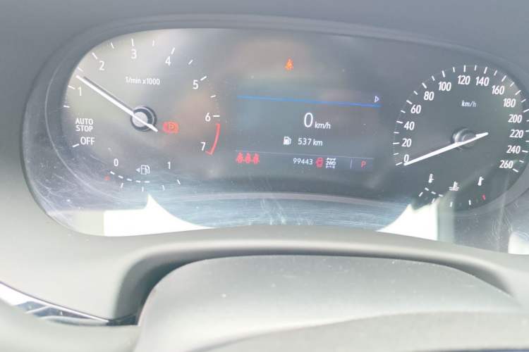 Used Buick Enclave 2020 28T Four-Wheel Drive Prestige Version Odometer Close Up