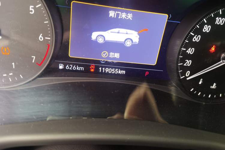 Used Buick Enclave 2020 28T Four-Wheel Drive Prestige Version Odometer Close Up