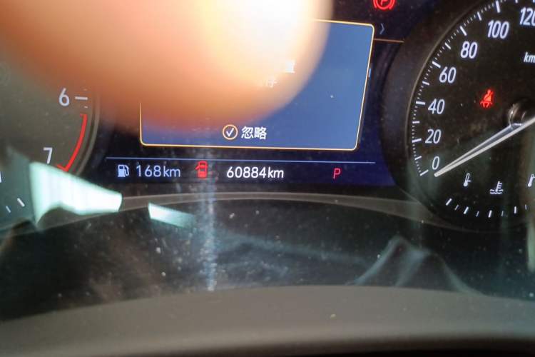 Used Buick Enclave 2020 28T Four-Wheel Drive Flagship Version Odometer Close Up