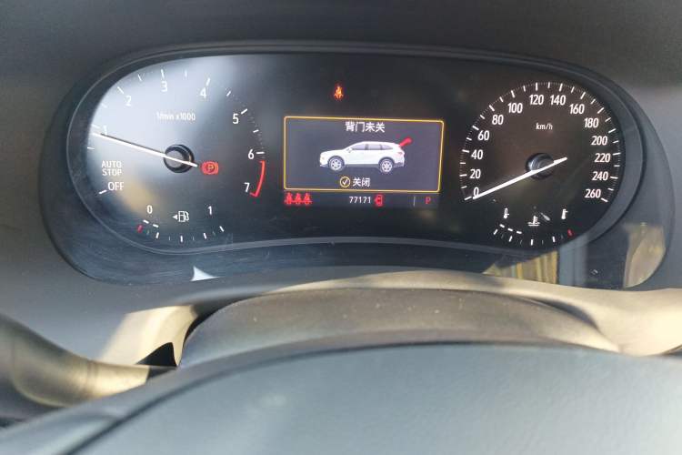 Used Buick Enclave 2020 28T Two-Wheel Drive Zhanqi Version Odometer Close Up