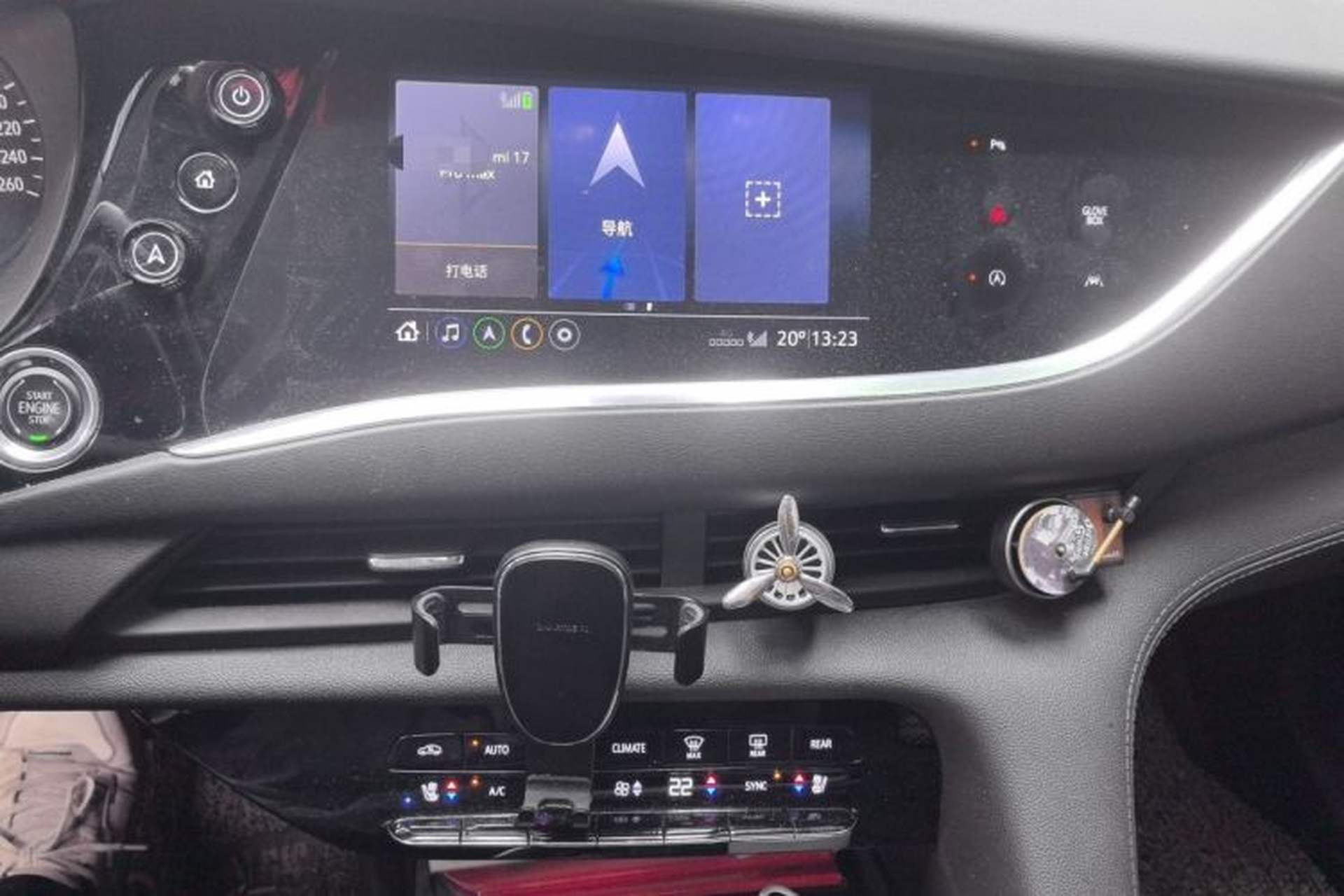 Used Buick Enclave 2020 28T Four-Wheel Drive Prestige Version Audio And AC Panel