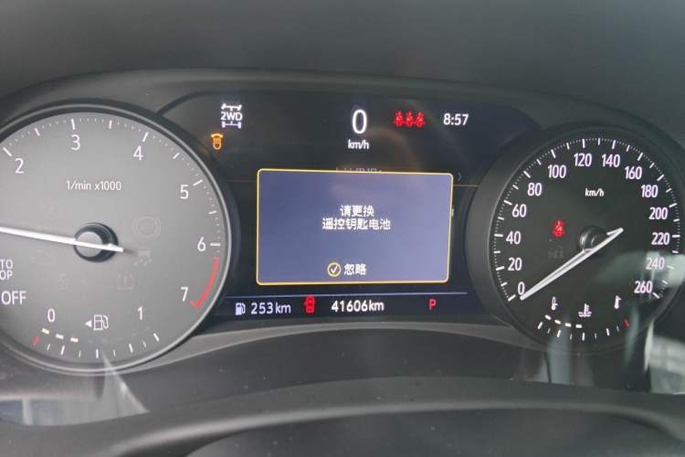 Used Buick Enclave 2020 28T Four-Wheel Drive Flagship Version Odometer Close Up
