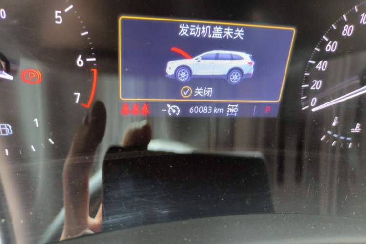 Used Buick Enclave 2020 28T Four-Wheel Drive Prestige Version Odometer Close Up