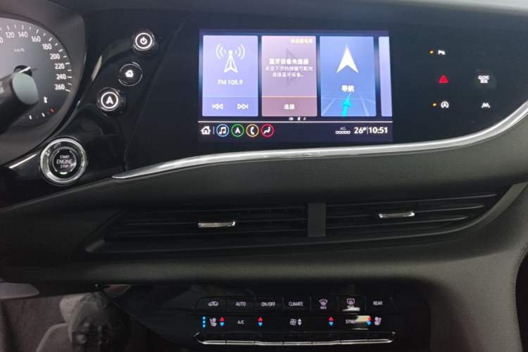 Used Buick Enclave 2020 28T Four-Wheel Drive Prestige Version Audio And AC Panel