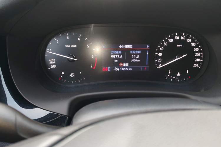 Used Buick Enclave 2020 28T Two-Wheel Drive Zhanqi Version Odometer Close Up