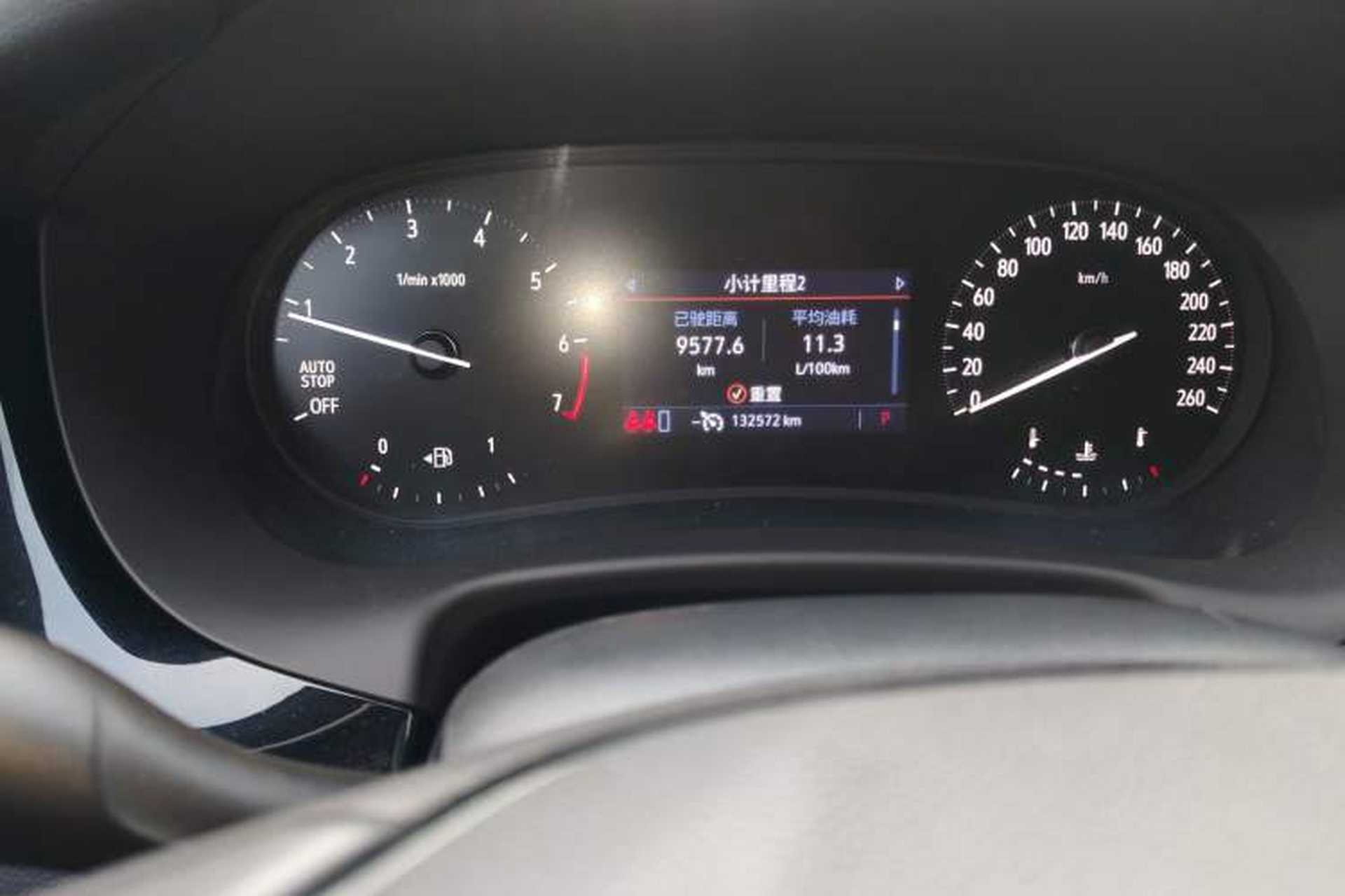 Used Buick Enclave 2020 28T Two-Wheel Drive Zhanqi Version Odometer Close Up