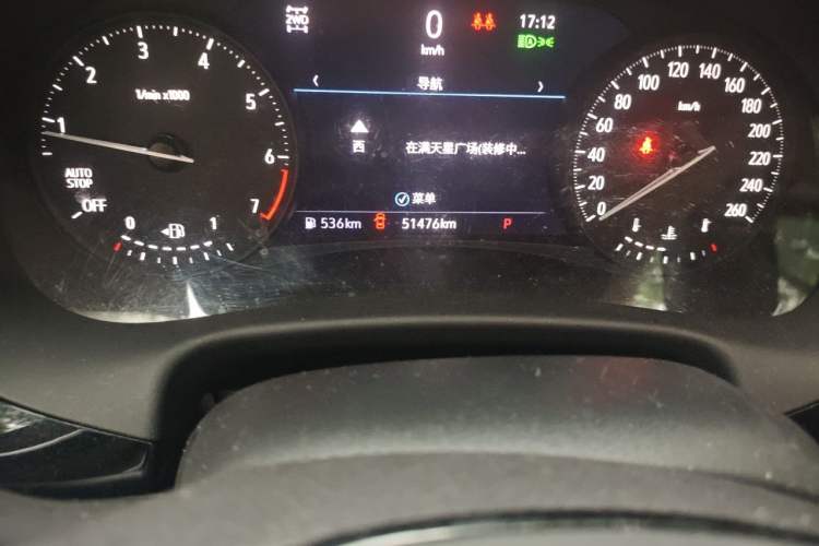 Used Buick Enclave 2020 28T All-Wheel Drive Avenir Odometer Close Up