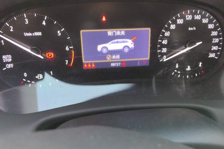 Used Buick Enclave 2020 28T Four-Wheel Drive Prestige Version Odometer Close Up