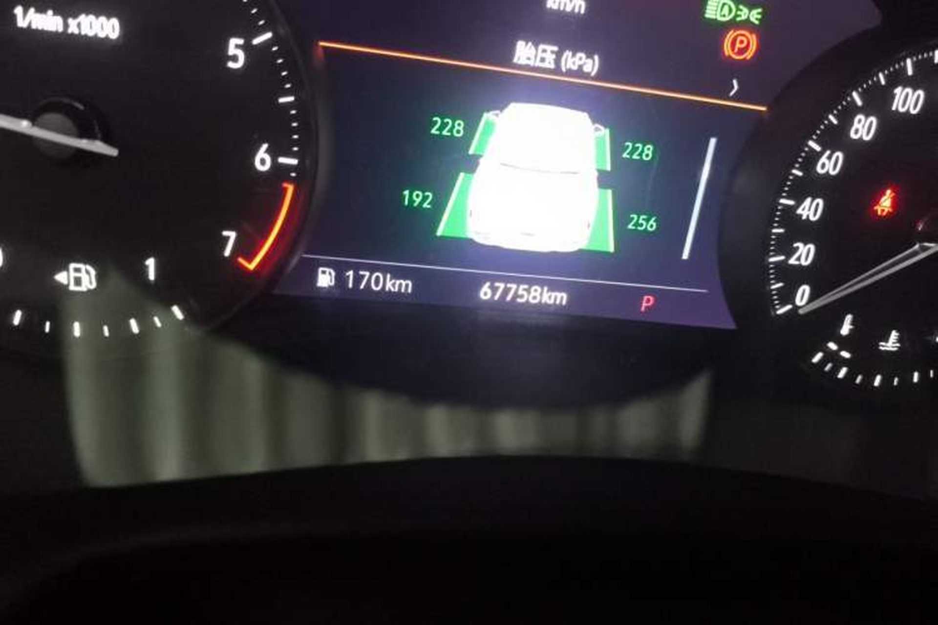 Used Buick Enclave 2020 28T Four-Wheel Drive Luxury Flagship Edition Odometer Close Up