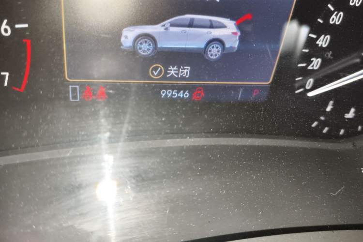 Used Buick Enclave 2020 28T Two-Wheel Drive Prestige Version Odometer Close Up