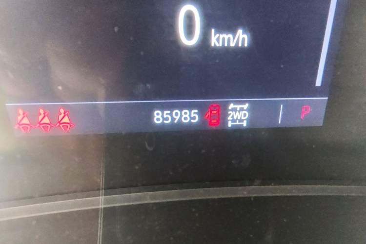 Used Buick Enclave 2022 652T Four-Wheel Drive Prestige 7-Seater Odometer Close Up