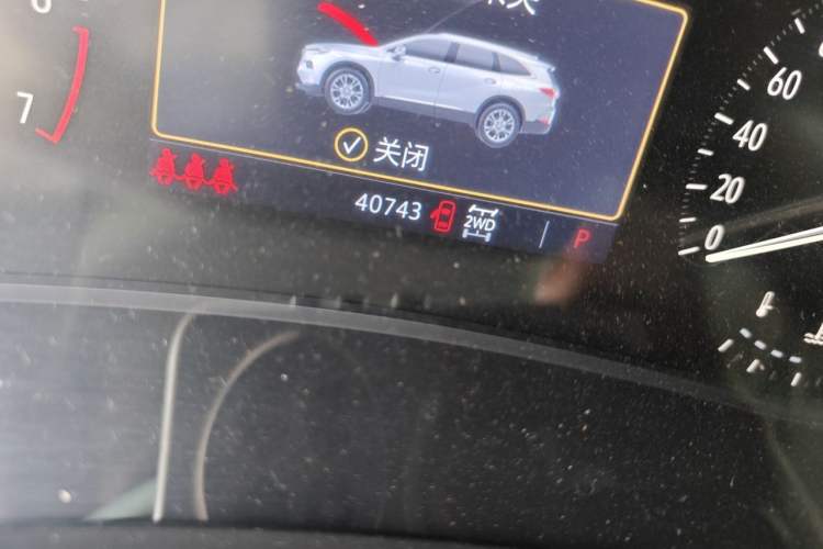 Used Buick Enclave 2022 652T Four-Wheel Drive Prestige 7-Seater Odometer Close Up