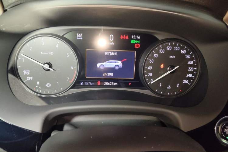 Used Buick Enclave 2022 652T 4x4 Prestige Flagship 7-Seater Odometer Close Up