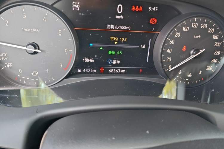 Used Buick Enclave 2022 652T 4x4 Prestige Flagship 7-Seater Odometer Close Up