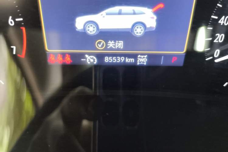 Used Buick Enclave 2022 652T Four-Wheel Drive Prestige 7-Seater Odometer Close Up