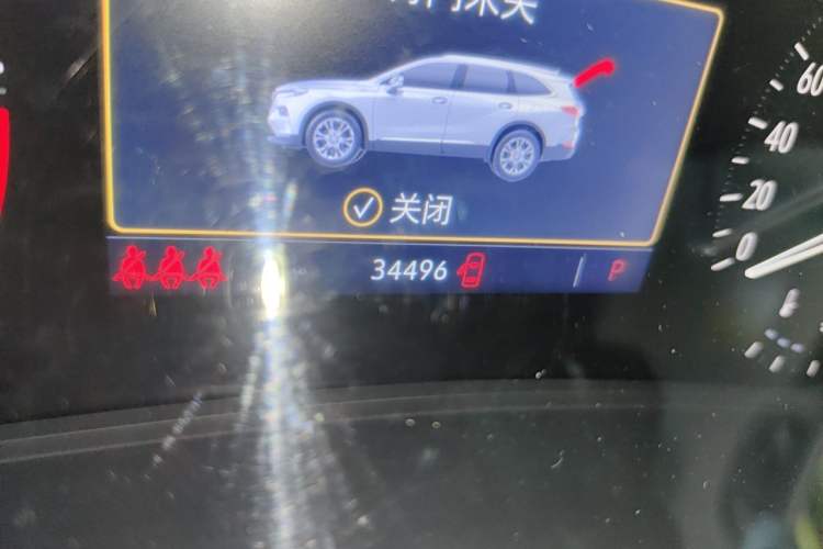 Used Buick Enclave 2022 652T Two-Wheel-Drive Prestige 7-Seater Odometer Close Up