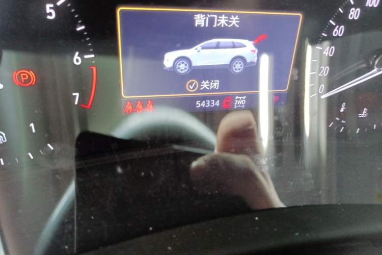 Used Buick Enclave 2022 652T Four-Wheel Drive Prestige 7-Seater Odometer Close Up