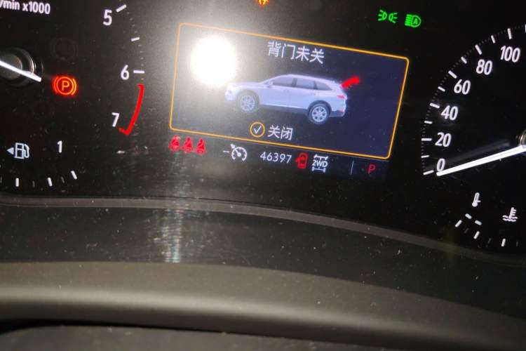 Used Buick Enclave 2022 652T Four-Wheel Drive Prestige 7-Seater Odometer Close Up