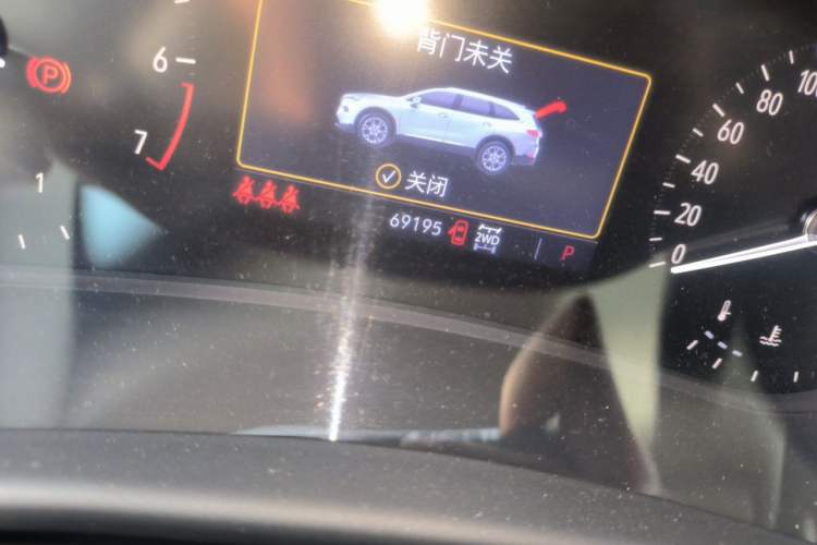 Used Buick Enclave 2022 652T Four-Wheel Drive Prestige 7-Seater Odometer Close Up