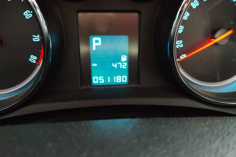 Used Buick Encore 2013 1.4T Automatic Two-Wheel Drive Elite Model Odometer Close Up