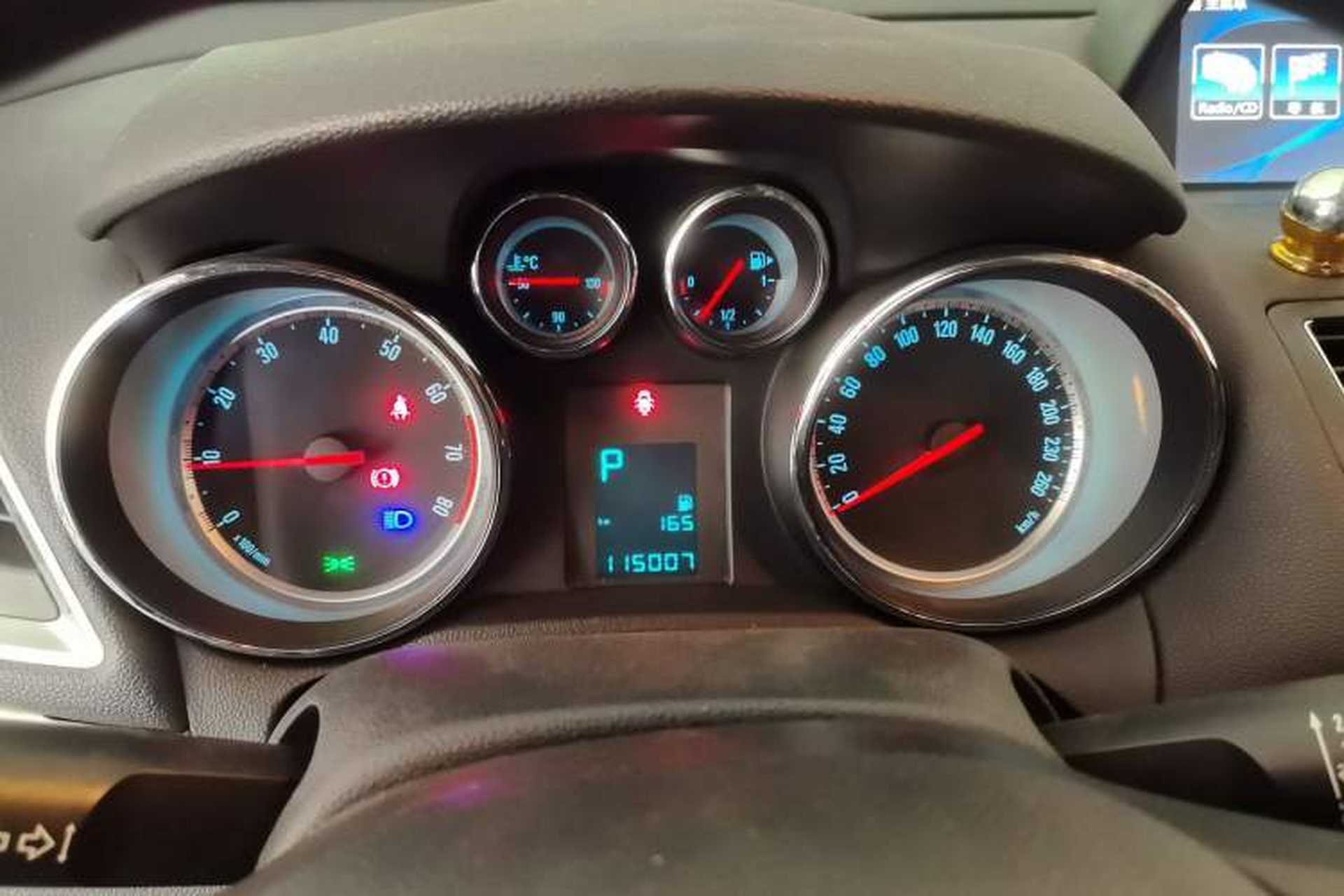 Used Buick Encore 2014 1.4T Automatic Two-Wheel Drive Urban Elite Model Instrument Cluster