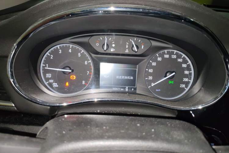 Used Buick Encore 2016 18T Automatic Two-Wheel Drive Urban Elite Model Instrument Cluster