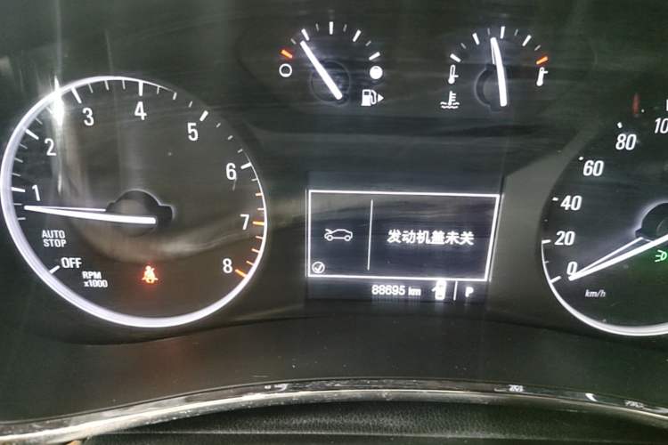 Used Buick Encore 2016 18T Automatic Two-Wheel Drive Urban Elite Model Instrument Cluster