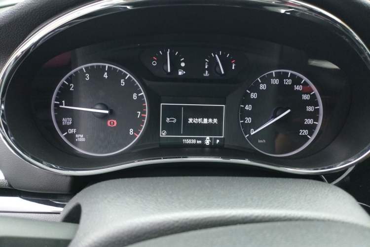 Used Buick Encore 2016 18T Automatic Two-Wheel Drive Urban Elite Model Instrument Cluster