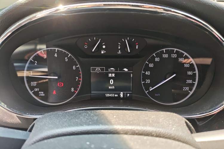 Used Buick Encore 2016 18T Automatic Two-Wheel Drive Urban Elite Model Instrument Cluster