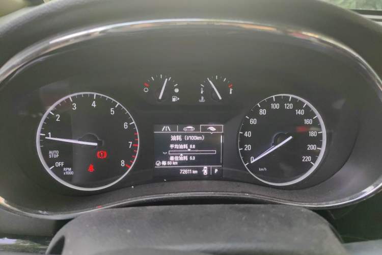 Used Buick Encore 2016 18T Automatic Two-Wheel Drive Urban Elite Model Instrument Cluster
