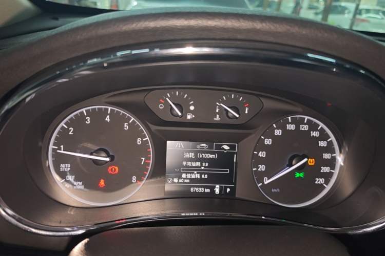 Used Buick Encore 2016 18T Automatic Two-Wheel Drive Urban Elite Model Instrument Cluster
