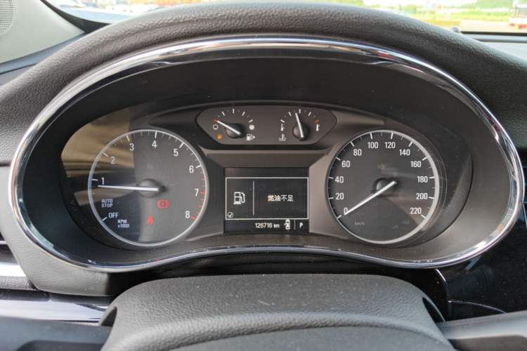 Used Buick Encore 2016 18T Automatic Two-Wheel Drive Urban Elite Model Instrument Cluster