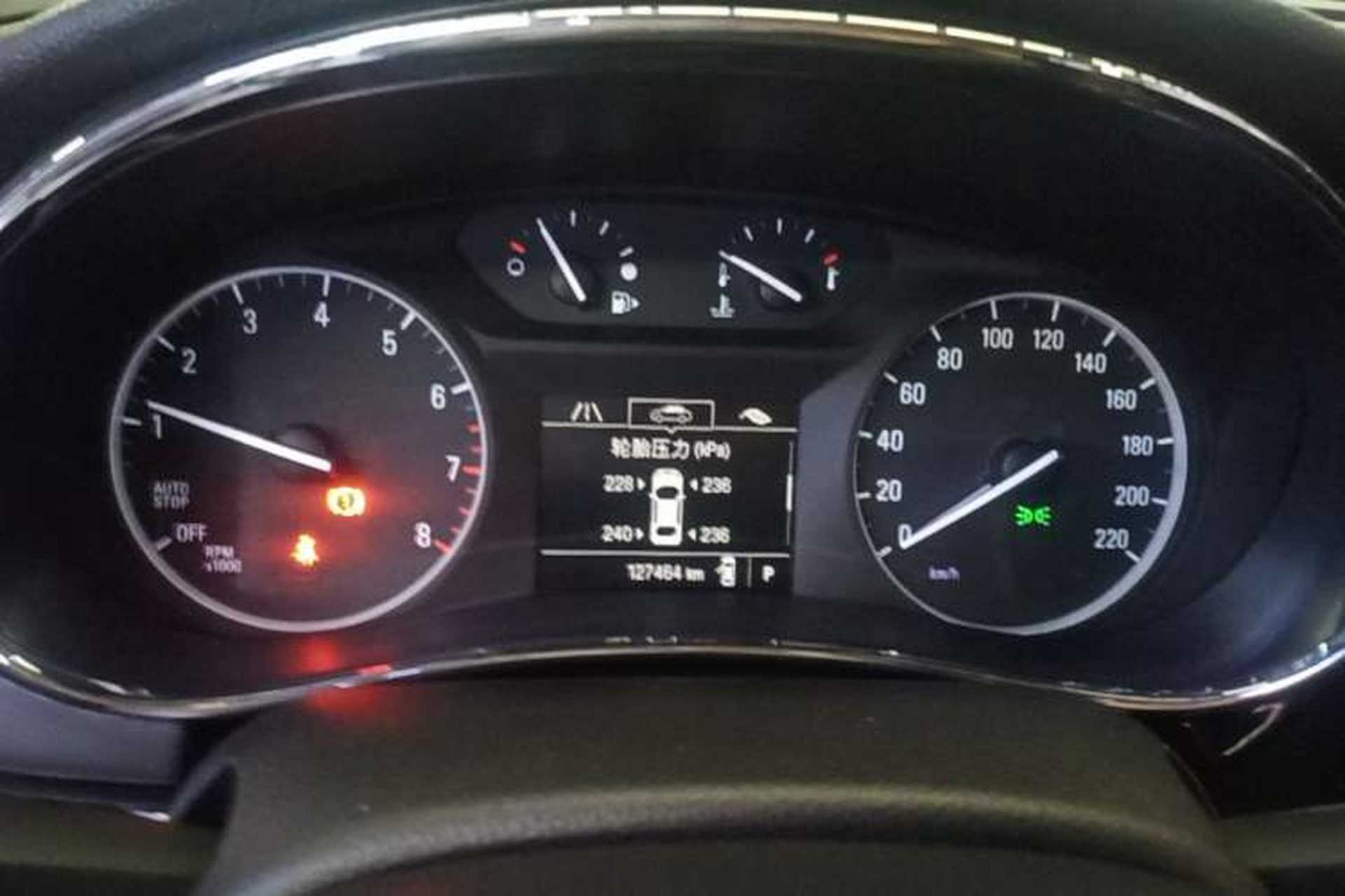Used Buick Encore 2016 18T Automatic Two-Wheel Drive Urban Elite Model Instrument Cluster