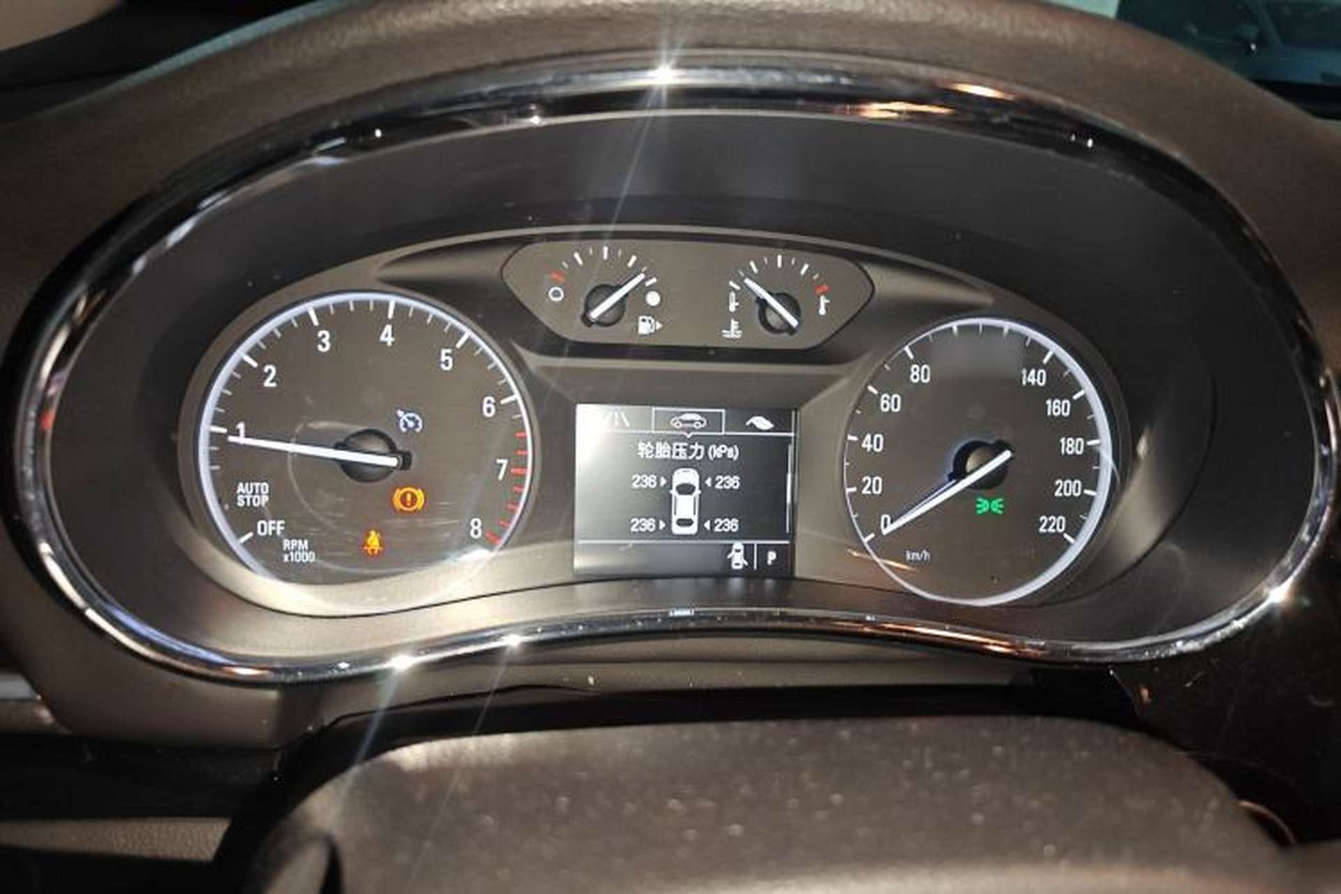 Used Buick Encore 2016 18T Automatic Two-Wheel Drive Urban Elite Model Instrument Cluster