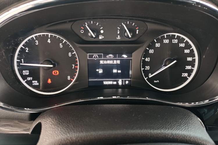Used Buick Encore 2017 18T Automatic Two-Wheel Drive Urban Leading Model Instrument Cluster