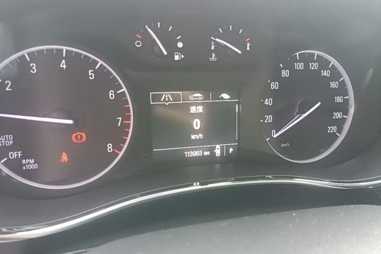 Used Buick Encore 2017 18T Automatic Two-Wheel Drive Urban Fashion Model Instrument Cluster