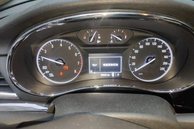 Used Buick Encore 2017 18T Automatic Two-Wheel Drive Urban Leading Model Instrument Cluster
