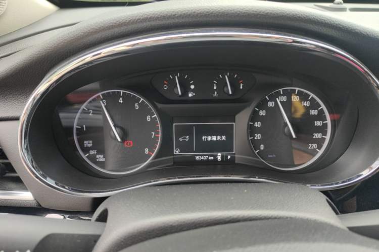 Used Buick Encore 2017 18T Automatic Two-Wheel Drive Urban Elite Model Instrument Cluster