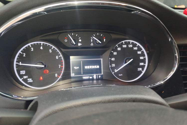 Used Buick Encore 2017 18T Automatic Two-Wheel Drive Urban Leading Model Instrument Cluster