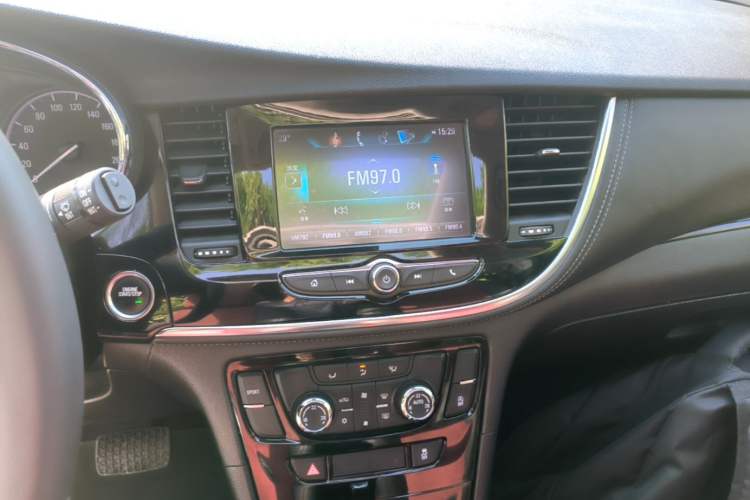 Used Buick Encore 2017 18T Automatic Two-Wheel Drive Urban Elite Model Audio And AC Panel
