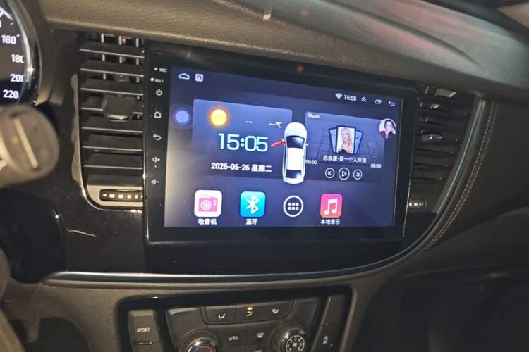 Used Buick Encore 2017 18T Automatic Two-Wheel Drive Urban Leading Model Audio And AC Panel