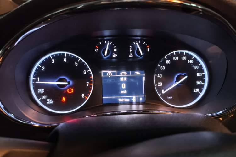 Used Buick Encore 2017 18T Automatic Two-Wheel Drive Urban Leading Model Instrument Cluster