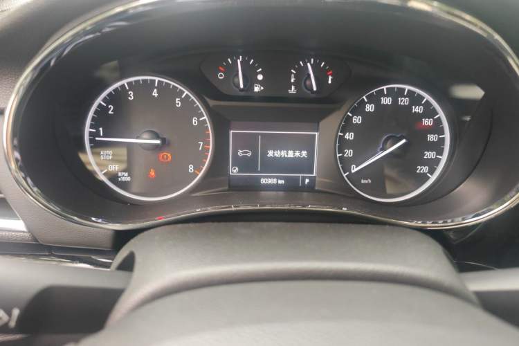 Used Buick Encore 2017 18T Automatic Two-Wheel Drive Urban Elite Model Instrument Cluster