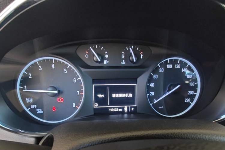 Used Buick Encore 2017 18T Automatic Two-Wheel Drive Urban Leading Model Instrument Cluster