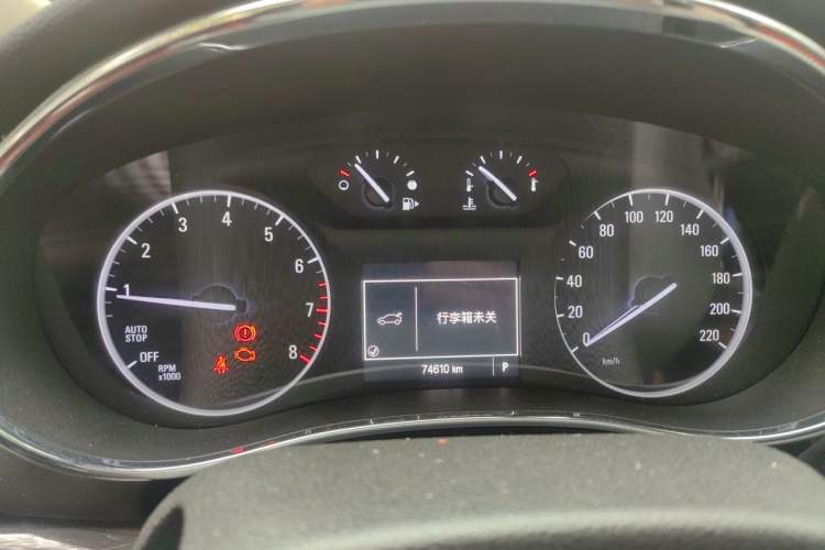Used Buick Encore 2017 18T Automatic Two-Wheel Drive Urban Leading Model Instrument Cluster